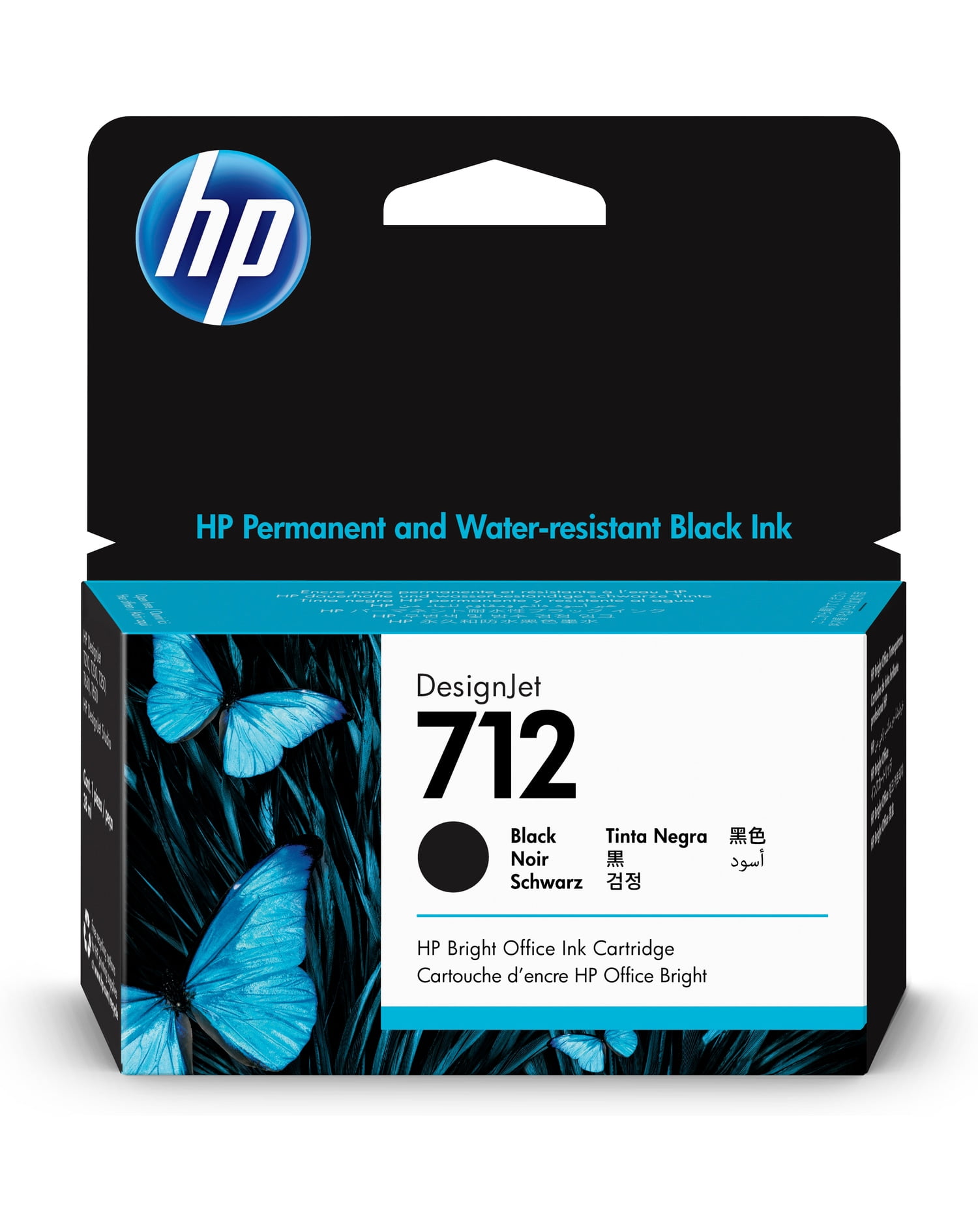 HP 712 - 38 ml - negro