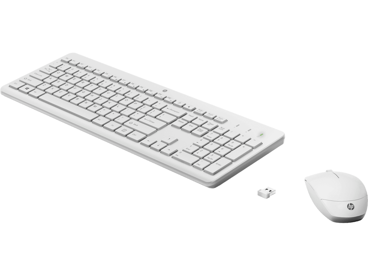 HP - Keyboard and mouse set - Wireless