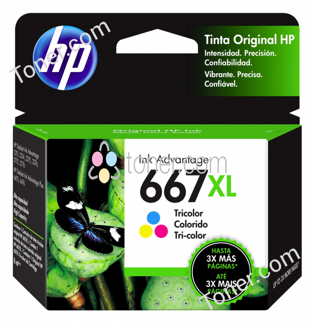 HP - 667XL - Ink cartridge