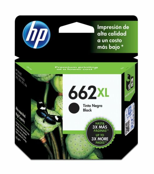 HP 662XL - Alto rendimiento - negro