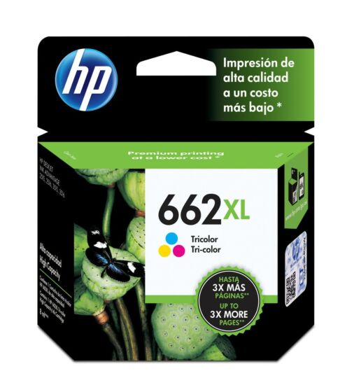 HP 662XL - Alto rendimiento - color (cian, magenta, amarillo)
