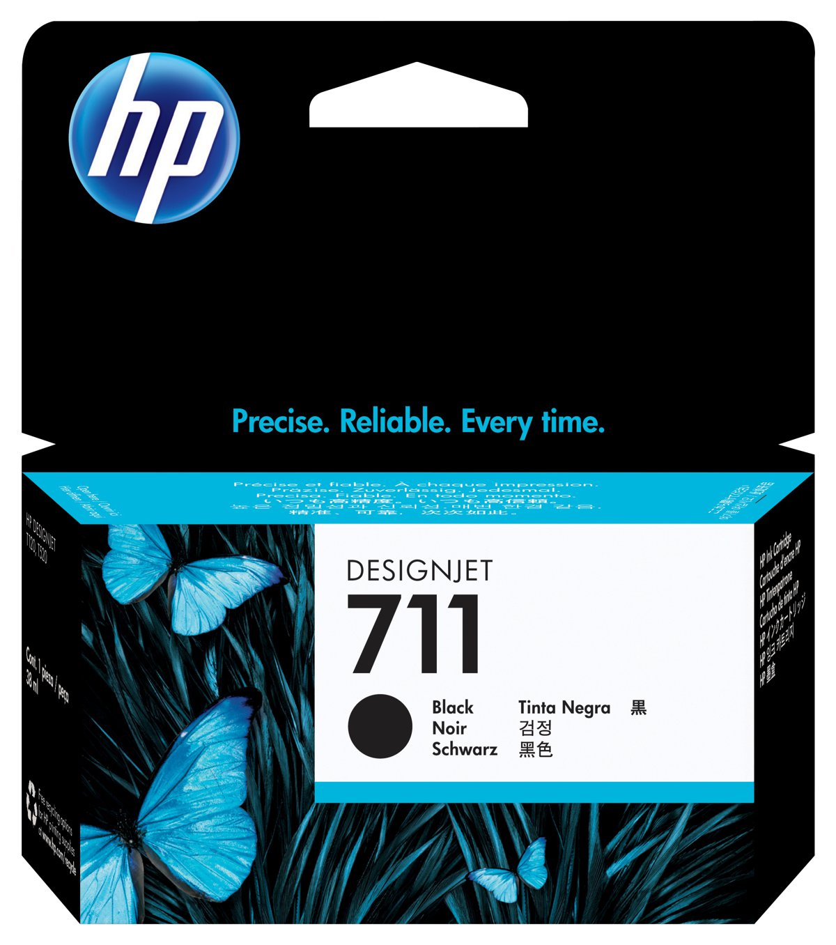 HP 711 - 38 ml - negro