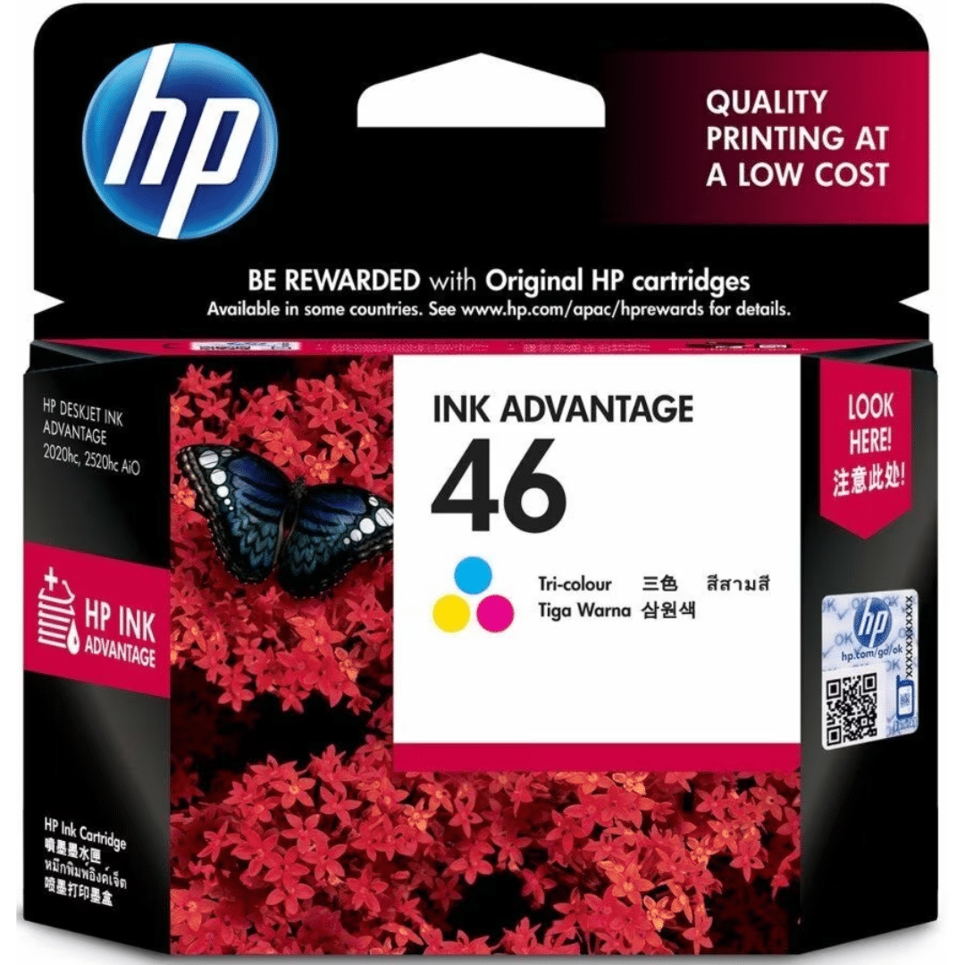 HP 46 - Color (cian con base de tinte, magenta con base de tinte, amarillo con base de tinte) - original
