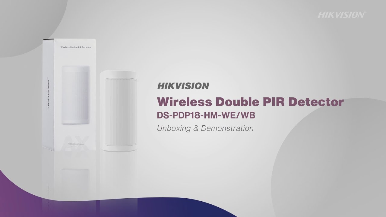 Hikvision wireless detector - PIR DETECTOR