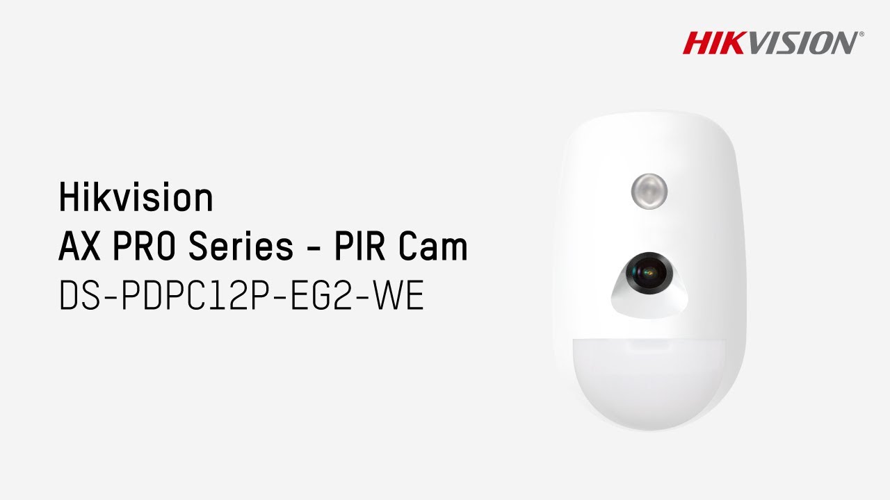 Hikvision - PIR-CAM Detector - DS-PDPC12P-EG2-WB