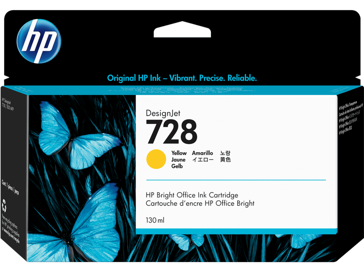 HP 728 - 130 ml - amarillo