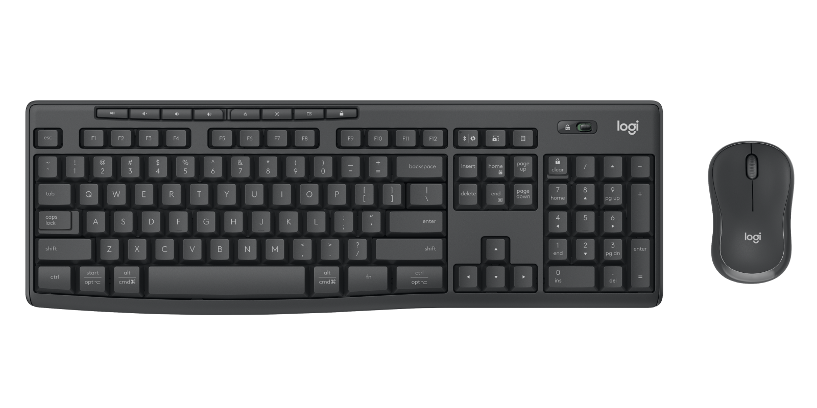 Logitech - Keyboard and mouse set - Wireless