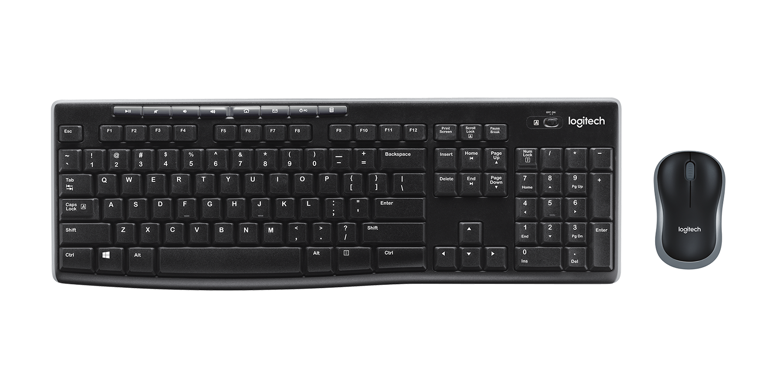 Logitech Wireless Combo MK270 - Juego de teclado y ratón - 2.4 GHz en Español