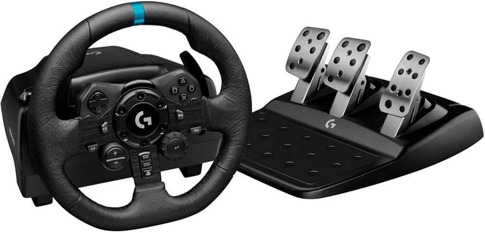 Logitech G923 Racing - Juego de volante y pedales - cableado