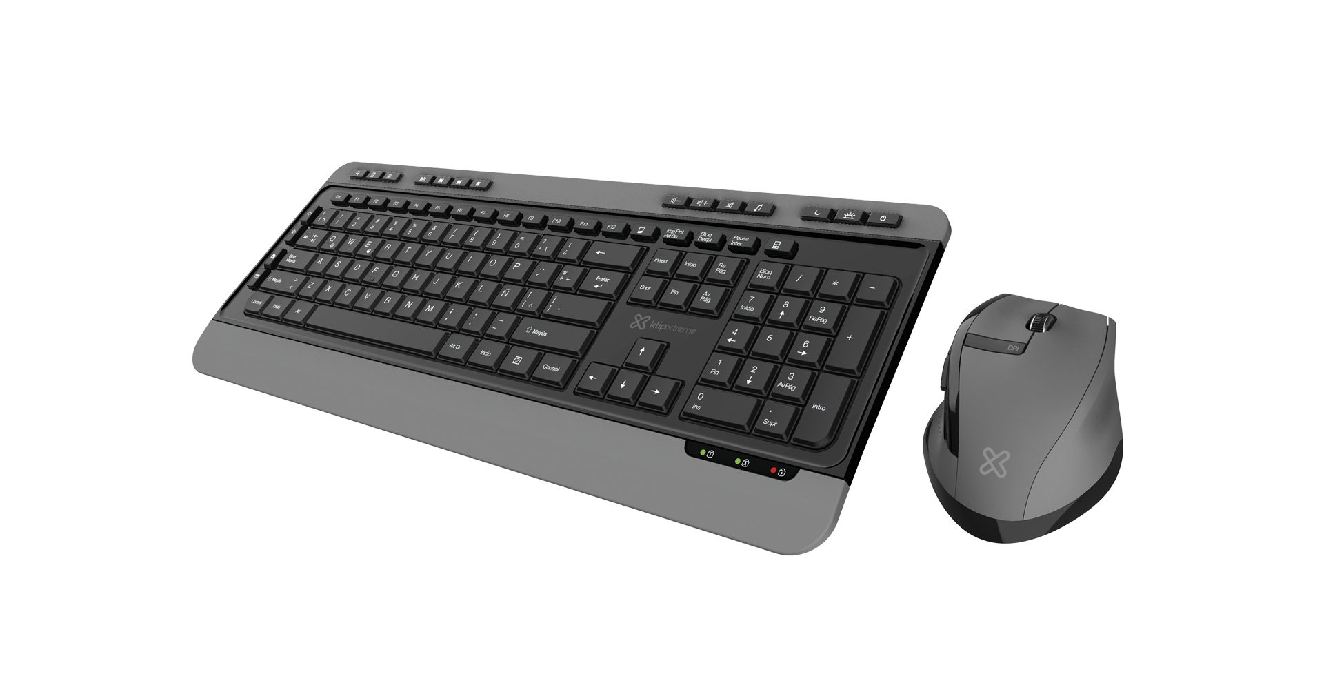 Klip Xtreme - Keyboard and mouse set - Spanish