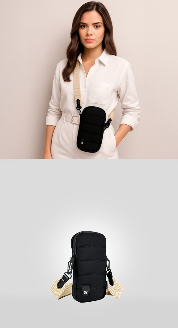 Klip Xtreme Klipxtreme KCB-450 - Shoulder bag - Black / Beige