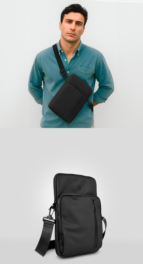 Klip Xtreme KTS-500 - Shoulder bag - Black