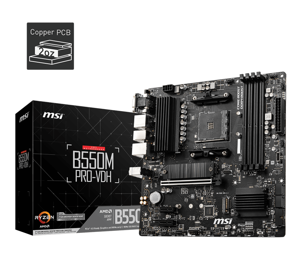 MSI - B550M PRO-VDH - Motherboard