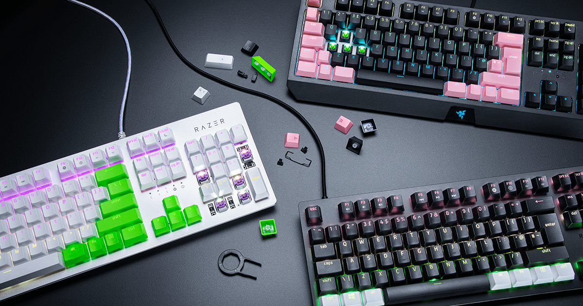 Razer - Set copertura teclado - rosa cuarzo