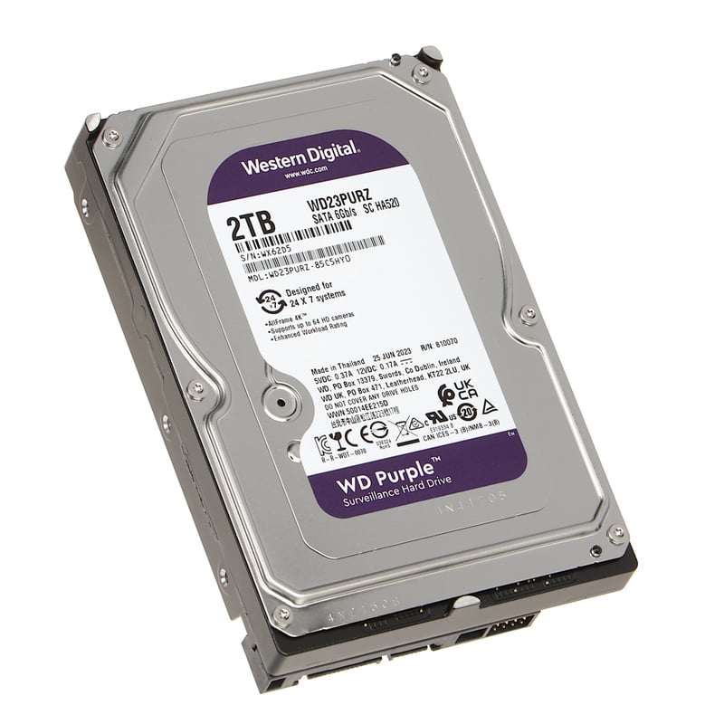 WD Purple Surveillance WD23PURZ - Disco duro - 2 TB