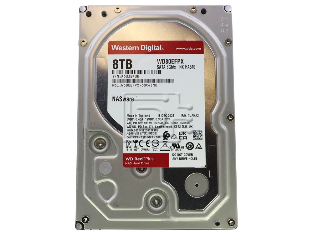 Western Digital WD Red Plus NAS Hard Drive - Hard drive - Internal hard drive