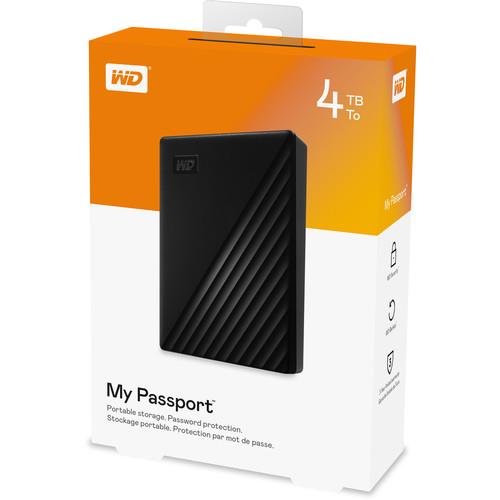 WD My Passport WDBPKJ0040BBK - Disco duro - cifrado